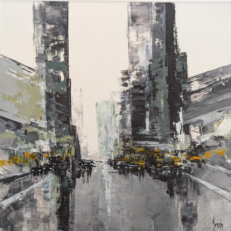 Painting Light in NY by Dessein Pierre | Painting Figurative Landscapes Urban Oil