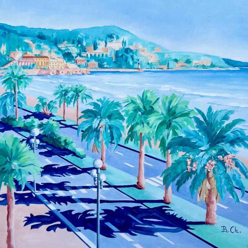 Painting Parfum de chaleur by Chassagnette Béatrice | Painting Figurative Landscapes Oil