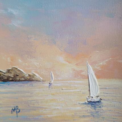 Gemälde Eblouissant von Blandin Magali | Gemälde Figurativ Öl Landschaften