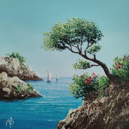 Peinture Le sentier escarpé par Blandin Magali | Tableau Figuratif Huile Paysages