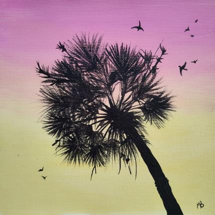 Gemälde Joie de vivre von Blandin Magali | Gemälde Figurativ Öl Landschaften, Pop-Ikonen