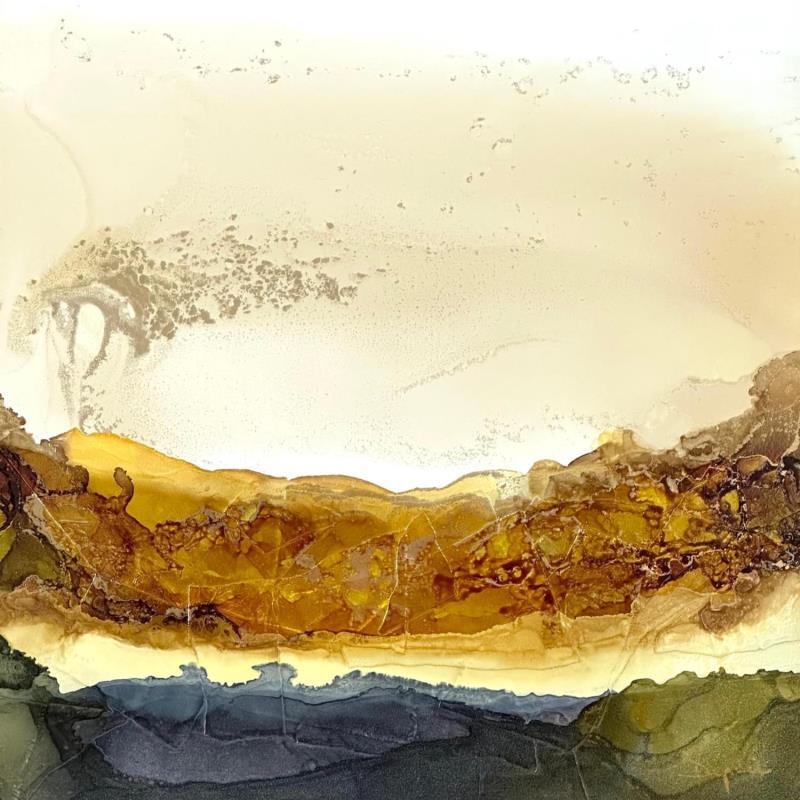 Painting 1821 Dune by Depaire Silvia | Painting Abstract Landscapes Still-life Minimalist Acrylic