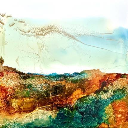 Peinture 1947 Bronze Age par Depaire Silvia | Tableau Abstrait Acrylique Marine, Minimaliste, Paysages