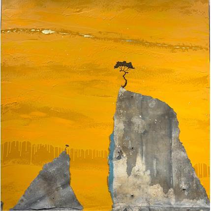 Gemälde No limit n° 5101 von Lemonnier  | Gemälde Materialismus Acryl, Zinc Landschaften