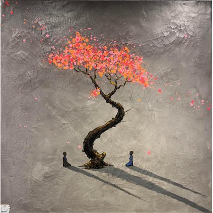 Gemälde L'instant présent n° 4601 von Lemonnier  | Gemälde Materialismus Acryl, Zinc Landschaften