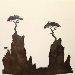 Sculpture Funambule 6/8 par Lemonnier  | Sculpture Figuratif Métal Paysages