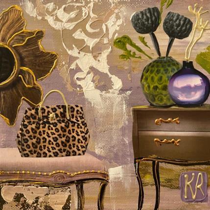 Peinture Must have 2 par Romanelli Karine | Tableau Figuratif Acrylique, Collage Mode, Scènes de vie