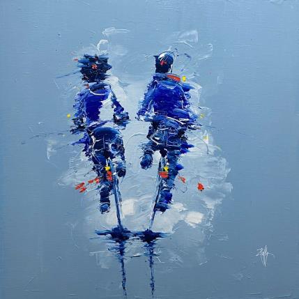 Peinture Une histoire simple par Raffin Christian | Tableau Figuratif Huile Scènes de vie