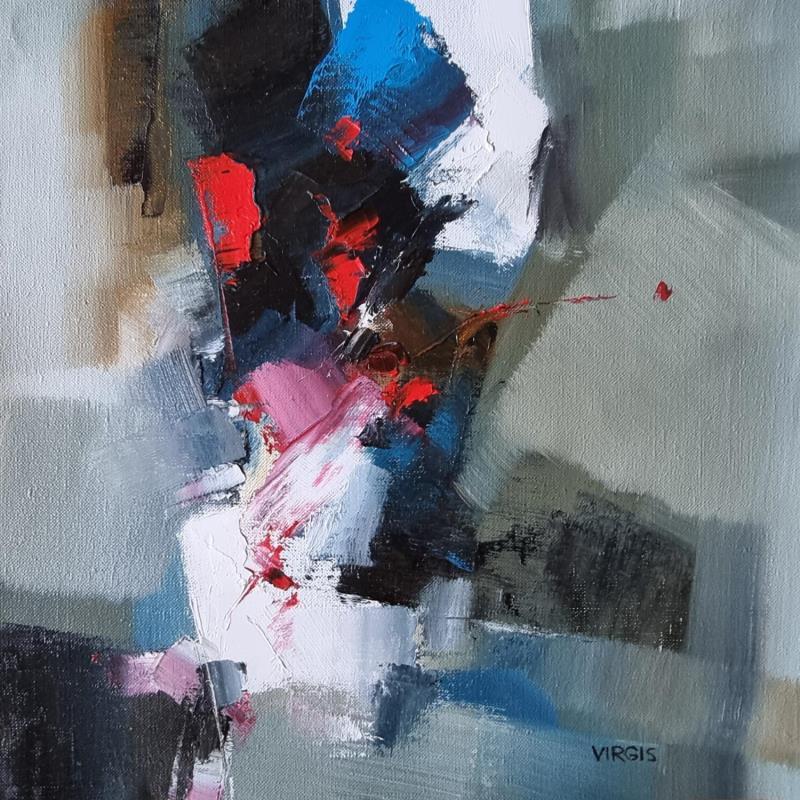 Pintura Yellow spring joy por Virgis | Pintura Abstracto Minimalista Aceite