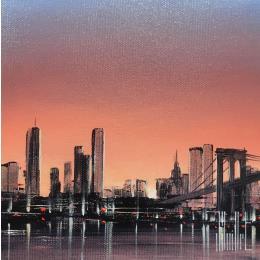 Painting Matin sur Eastriver by Guillet Jerome | Painting