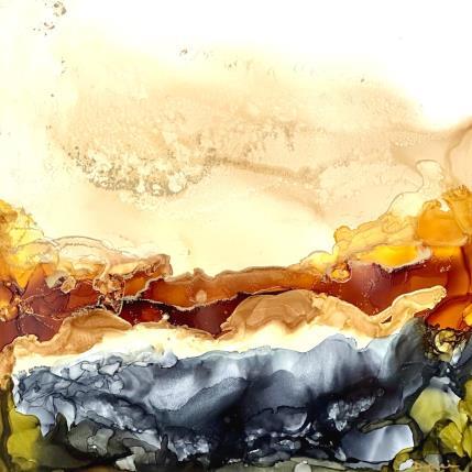 Painting 1711 Poésie des dunes  by Depaire Silvia | Painting Abstract Acrylic Landscapes, Minimalist, Nature