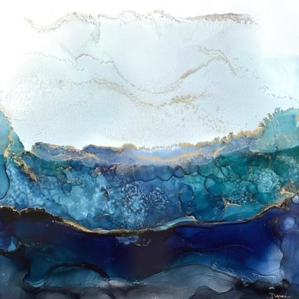 Painting 1856 Poésie marine by Depaire Silvia | Painting Abstract Acrylic Landscapes, Marine, Minimalist