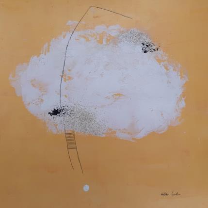 Peinture abstract yellow C 134 par Wilms Hilde | Tableau Abstrait Acrylique, Collage