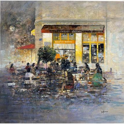 Gemälde Le bouchon von De Norroy Georges Emile | Gemälde Figurativ Öl Urban