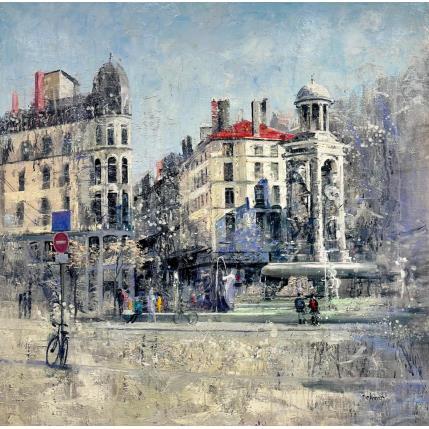Gemälde Place des Jacobins von De Norroy Georges Emile | Gemälde Figurativ Öl Urban