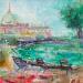 Peinture Jardin du Luxembourg par Solveiga | Tableau Acrylique