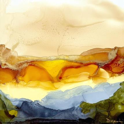 Peinture Dune 2001 par Depaire Silvia | Tableau Abstrait Acrylique Minimaliste