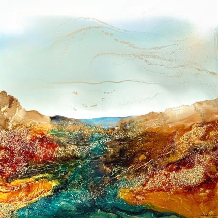 Peinture Bronze Age 2081 par Depaire Silvia | Tableau Abstrait Acrylique Minimaliste, Paysages