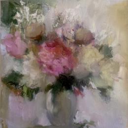 Peinture F2010 Bouquet de Douceur par Malynovska Iryna | Tableau Impressionnisme Huile Nature