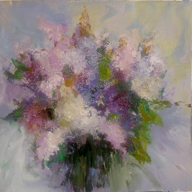 Painting F2012 Symphonie de Fleurs Pastel by Malynovska Iryna | Painting Impressionism Nature Oil