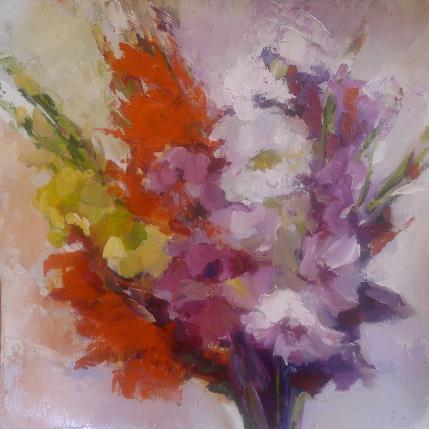 Painting F3009 Symphonie de Couleurs Florales by Malynovska Iryna | Painting Impressionism Oil Nature