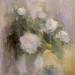 Painting F3010 Éclat de Roses Blanches by Malynovska Iryna | Painting Impressionism Nature Oil
