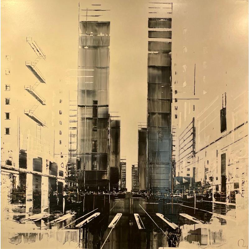 Painting Infinity by Rey Julien | Painting Figurative Gold leaf