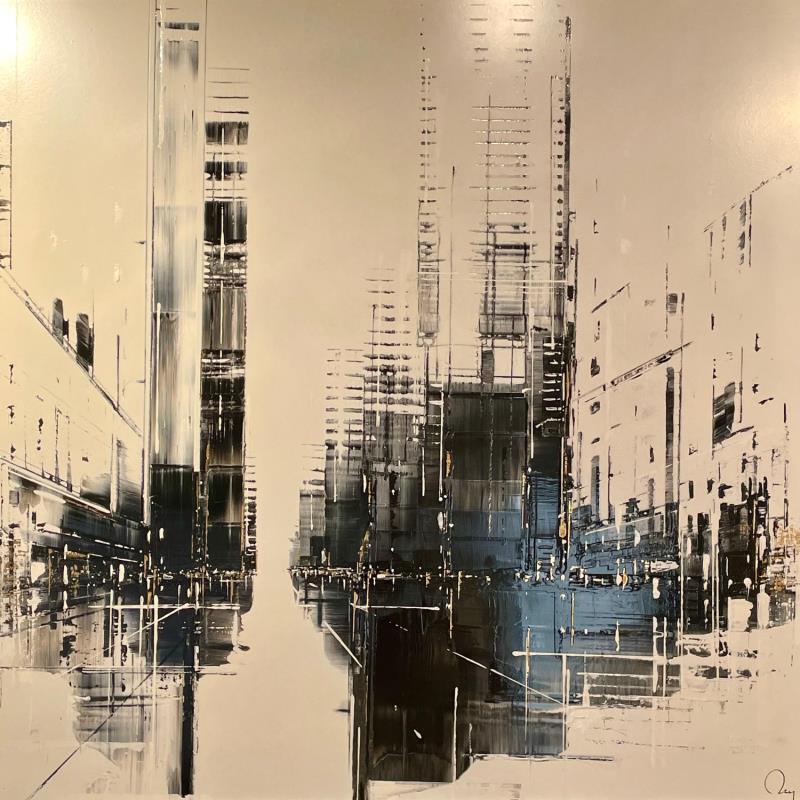 Peinture Serenity par Rey Julien | Tableau Figuratif Feuille d'or