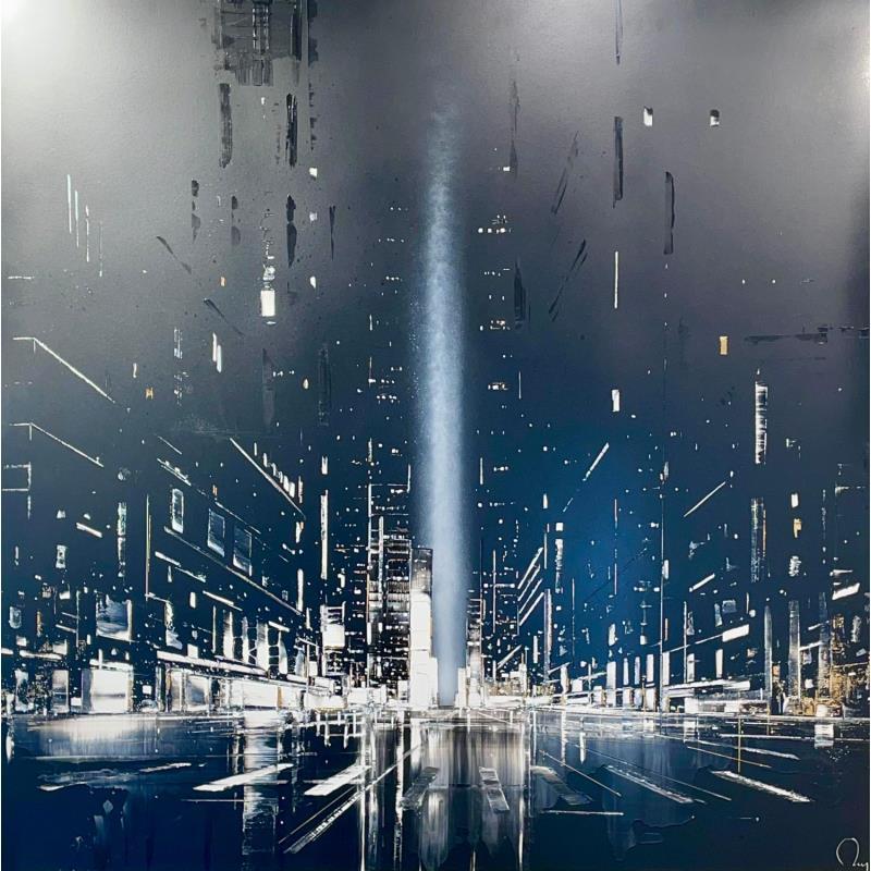 Peinture Stampede par Rey Julien | Tableau Figuratif Feuille d'or