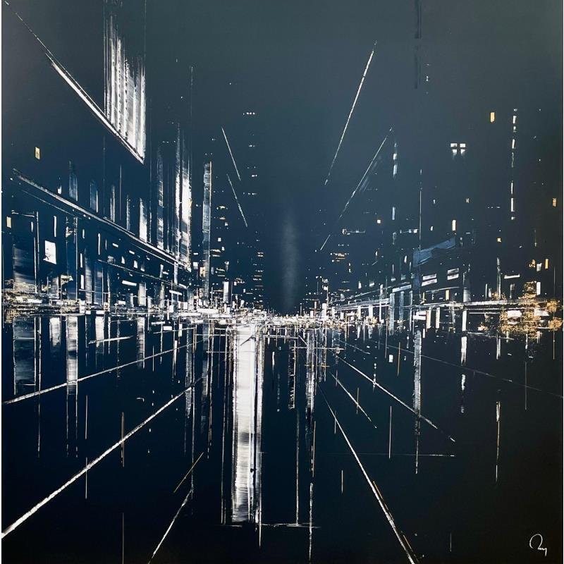 Gemälde Adrenaline von Rey Julien | Gemälde Figurativ Blattgold