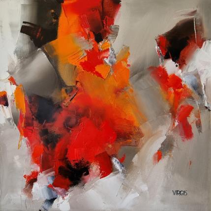 Painting Talk to me by Virgis | Painting Abstract Oil Minimalist