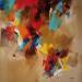 Peinture Spire on friday par Virgis | Tableau Abstrait Minimaliste Huile