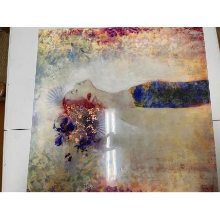 Painting Marta Sonadora by Bofill Laura | Painting Figurative Acrylic, Resin Portrait