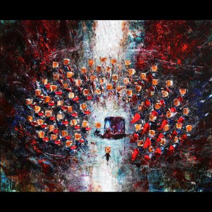 Painting Concert bleu Leviathan by Reymond Pierre | Painting Figurative Oil Music