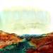Peinture 80x80 Bronze Age 1944 par Depaire Silvia | Tableau Abstrait Paysages Marine Minimaliste Acrylique