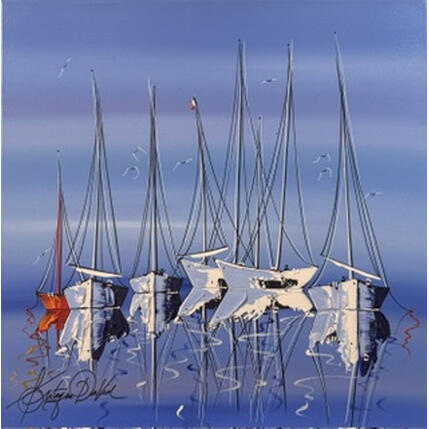 Peinture Le beau large par Fonteyne David | Tableau Figuratif Acrylique