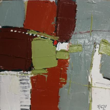 Painting Trajectoire by L'huillier Françis | Painting Abstract Oil Landscapes, Pop icons