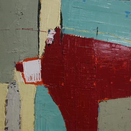 Painting le sens de l'espace by L'huillier Françis | Painting Abstract Oil Landscapes