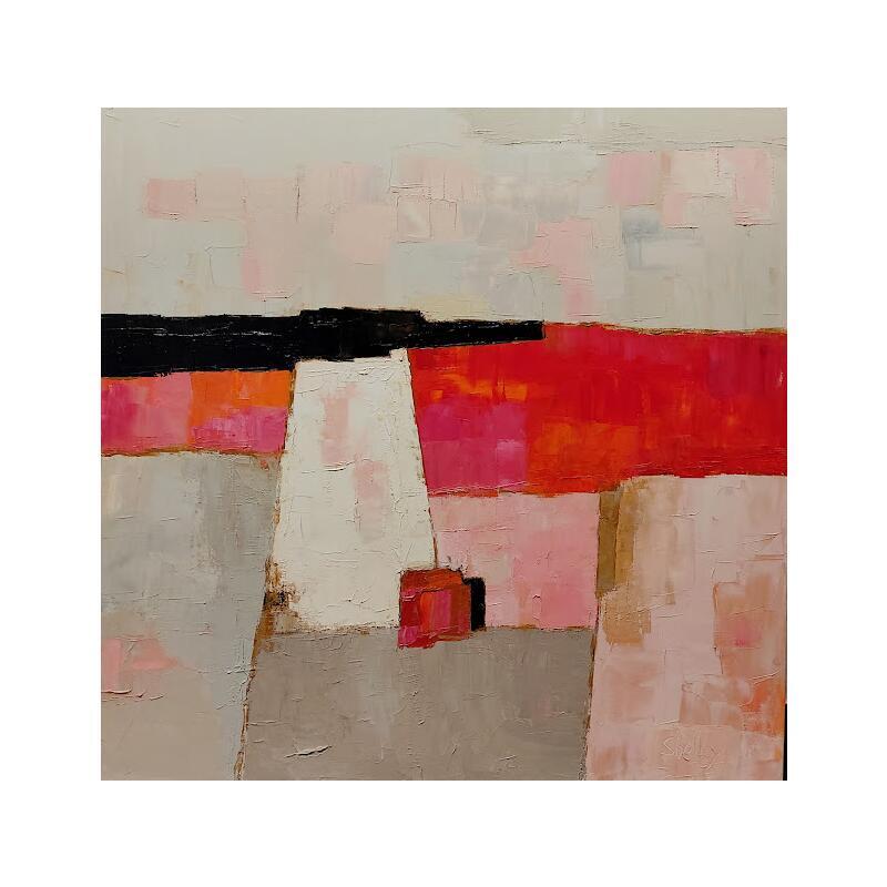 Gemälde Séduction von Shelley | Gemälde Abstrakt Öl