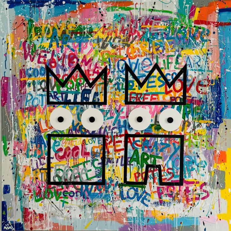 Gemälde DUO DE POTES von Mam | Gemälde Pop-Art Pop-Ikonen Acryl