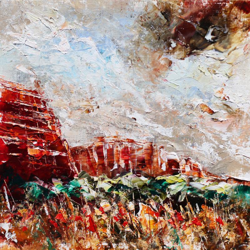 Peinture Arizona Wind 1 par Reymond Pierre | Tableau Figuratif Paysages Nature Huile