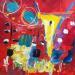 Painting Bulle de joie by Bastide d´Izard Armelle | Painting Abstract