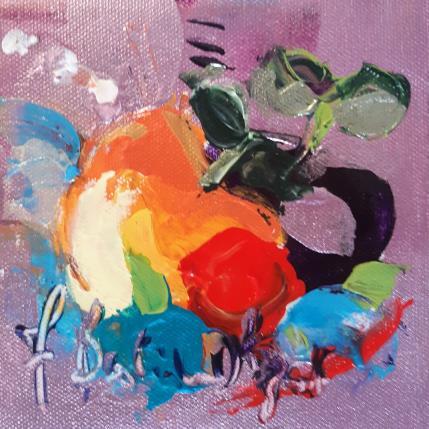 Painting Prune et Pomme by Bastide d´Izard Armelle | Painting Abstract