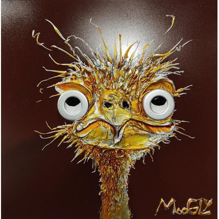 Peinture Tracassius par Moogly | Tableau Art Singulier Acrylique, Pigments, Résine Animaux