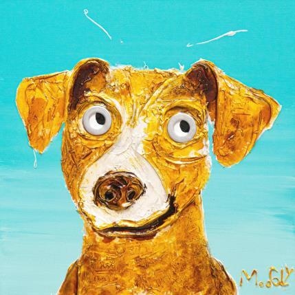 Painting Enquêtus by Moogly | Painting Raw art Acrylic, Pigments, Resin Animals