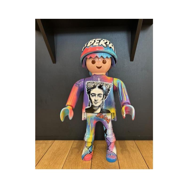 Sculpture FRIDA par Lopez Cédric | Sculpture Pop-art Portraits Graffiti