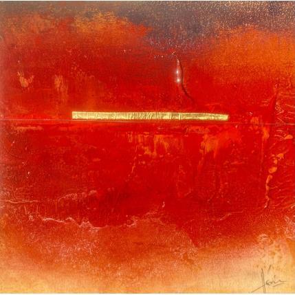 Peinture Abstraction 3196 par Hévin Christian | Tableau Abstrait Acrylique, Huile, Métal Minimaliste