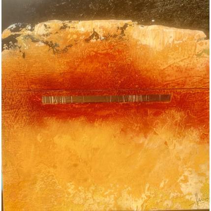 Peinture Abstraction 3186 par Hévin Christian | Tableau Abstrait Acrylique, Huile, Métal Minimaliste