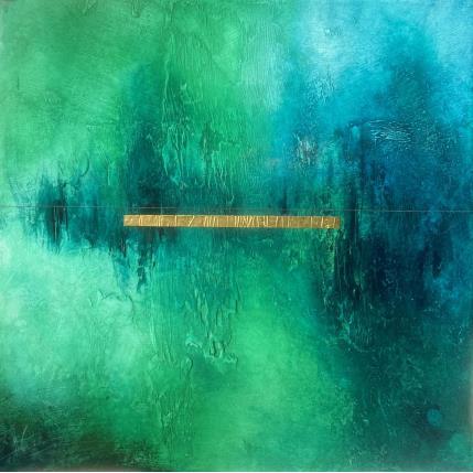Painting Abstraction 3177 by Hévin Christian | Painting Abstract Acrylic, Metal, Oil Minimalist
