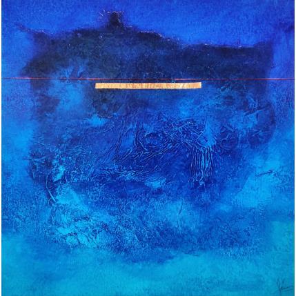 Peinture Abstraction 3162 par Hévin Christian | Tableau Abstrait Acrylique, Huile, Métal Minimaliste